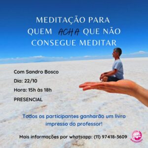 Meditação para quem acha que não consegue meditar