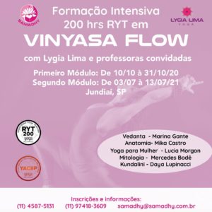 Curso de Formação Intensiva 200h RYT - VINYASA FLOW YOGA